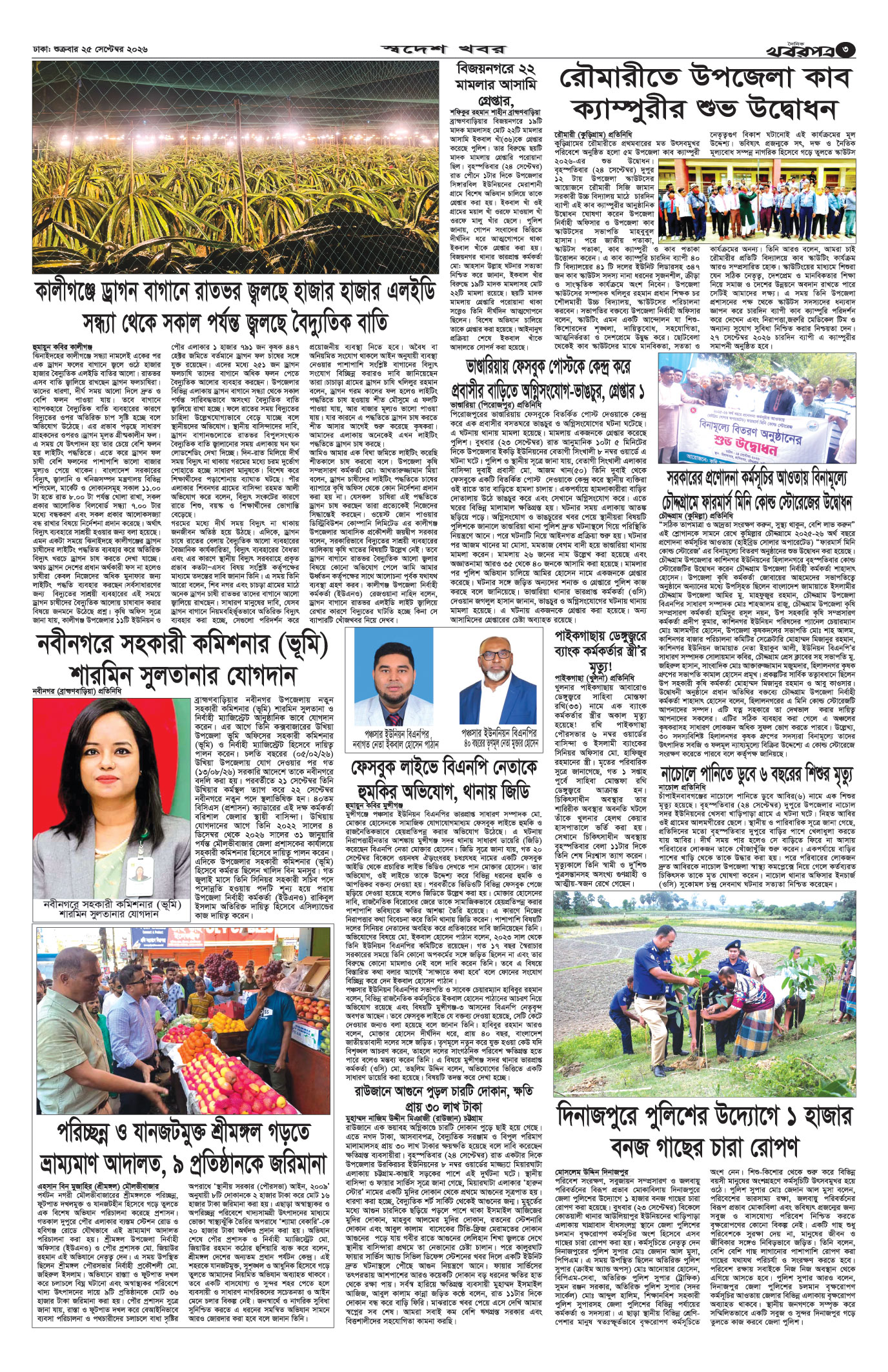 তৃতীয় পাতা